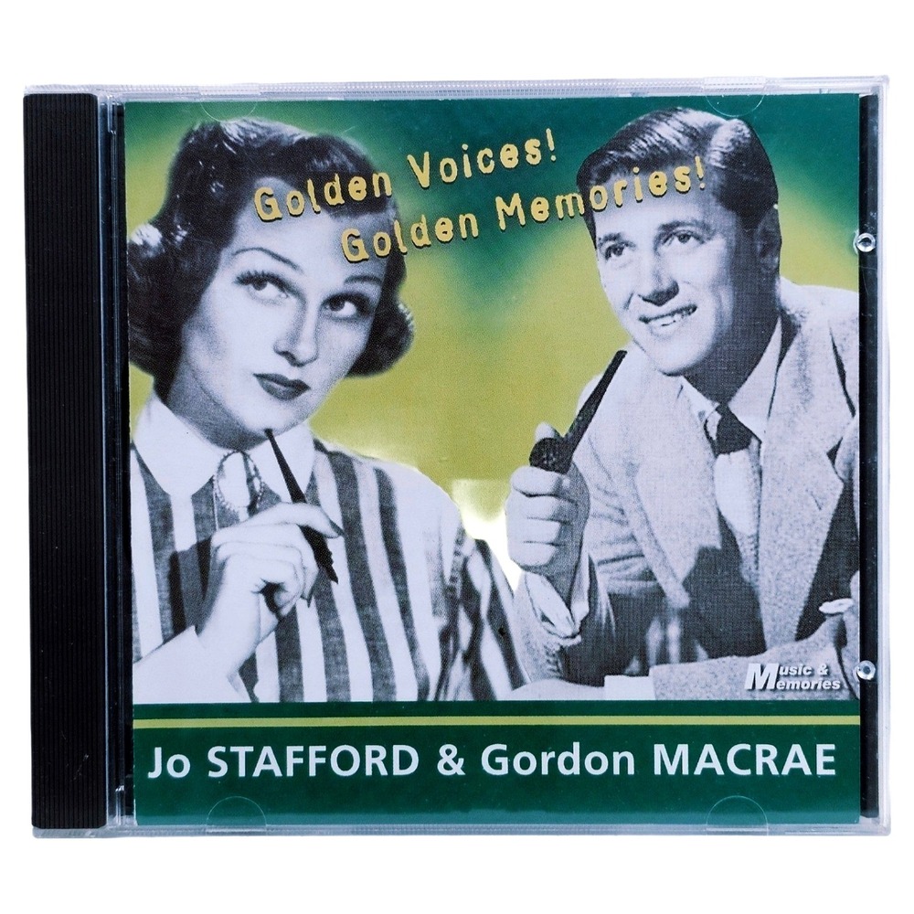 Jo Stafford Gordon MacRae Golden Voices Memories UK Import‎ CD 2001 PL25 3YD EUC